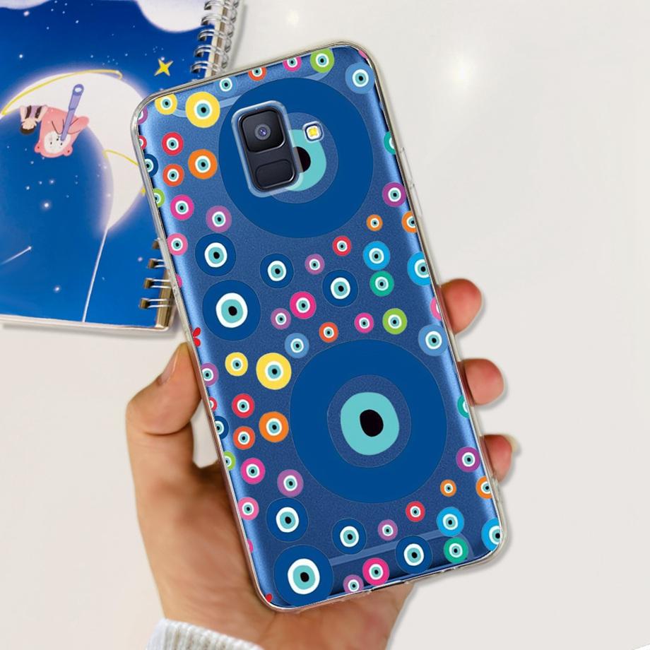 Чехлы для Samsung Galaxy A6 2018 задняя крышка телефона SM-A600 A600F для samsung A6 plus 2018 A605 A605F A6+ Fundas защитный чехол