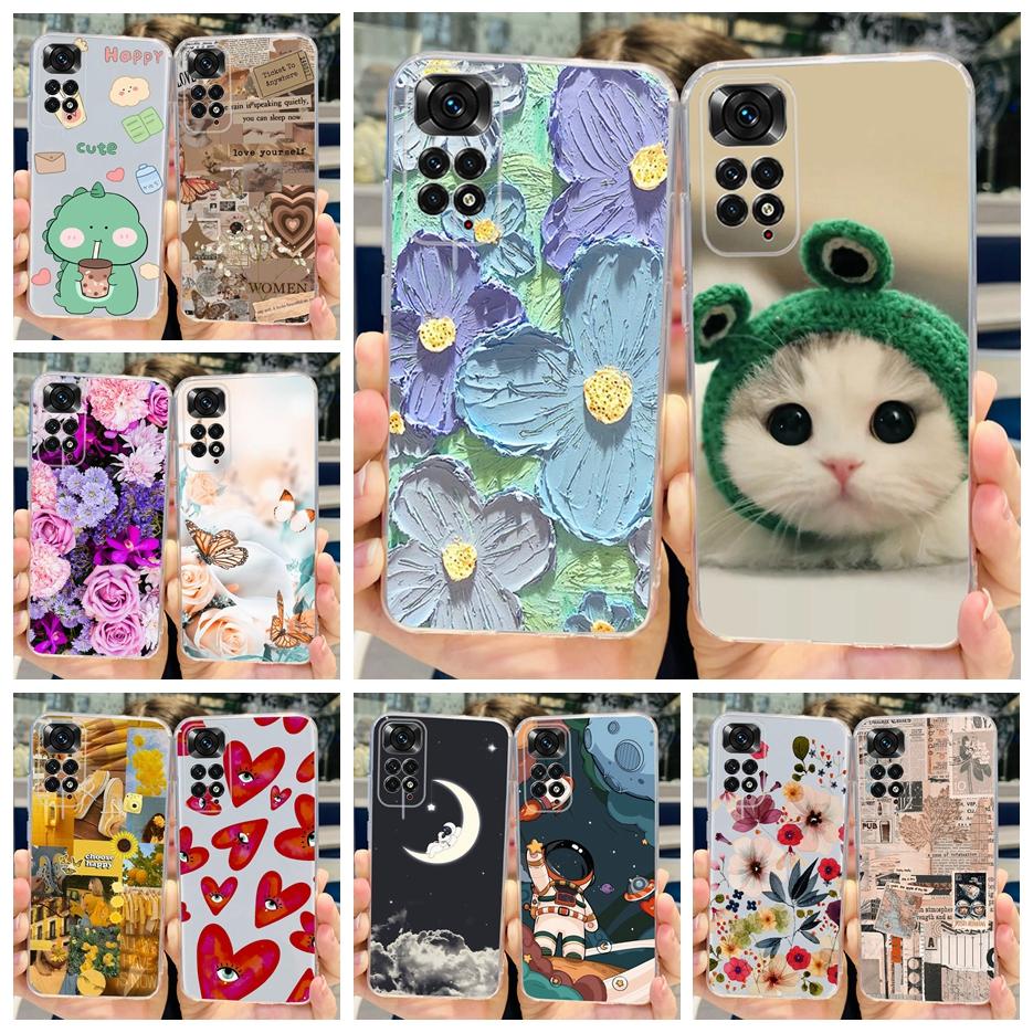 For Xiaomi Redmi Note 11 Case Redmi Note 11S 4G Colorful Painted Cover Soft Funda Phone Case For Xiaomi Redmi Note 11 Pro Bumper