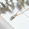 Jewelry S925 Sterling Silver Necklace Colorful Zircon