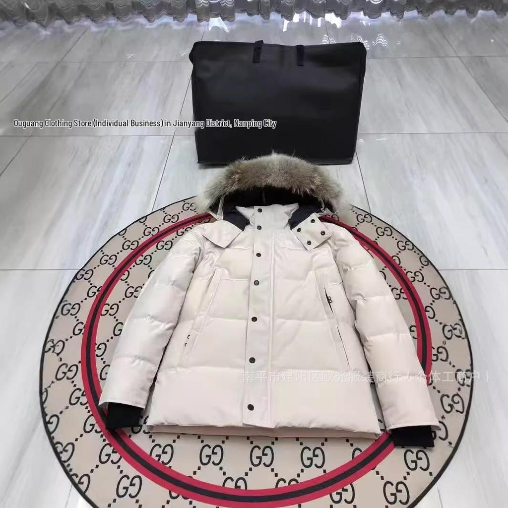 Пуховик Canada Goose - 29 стилей, Волк, Толстая унисекс парка средней длины 3808M