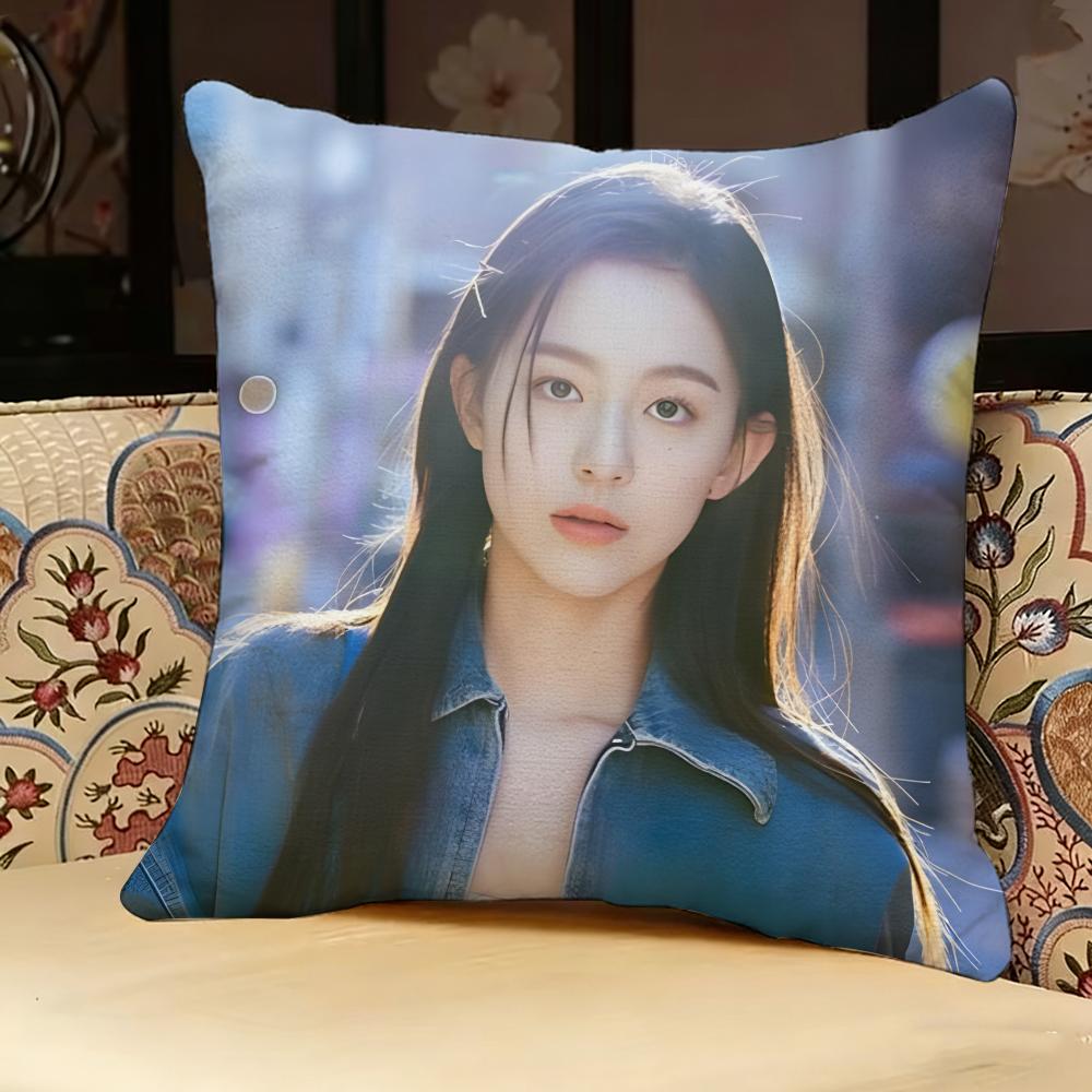 Kpop Style P-Park Ji-Hu Hot Pillow Case Pillowcase, Double-Sided Printed, Sofa Cushion, Bedroom Headboard Pillow