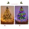 Led Christmas Tree Lights, Circular Tree Top Lights, Low-Voltage Five-Pointed Star Hanging Tree And Flowing Water Lights