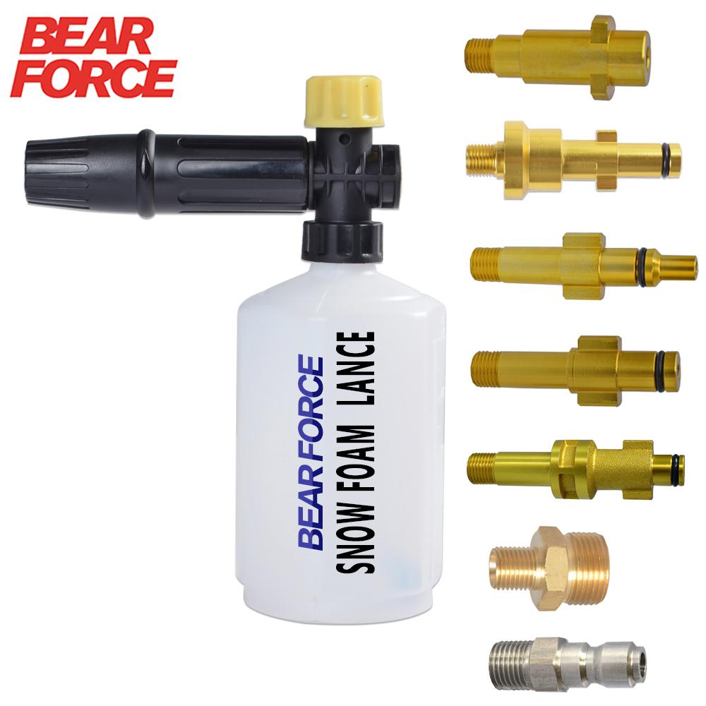 Pressure Washer Snow Foam Lance Foam Nozzle Foam Cannon Soap Gun for Ryobi Karcher Huter Makita High Pressure Cleaner