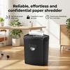 Paper Shredder for Home Office, 10-Sheet Cross Cut, P-4 High Security, 5.5 Gallon Bin, Anti-Jam, Quiet, Shreds Credit Cards/Staples/Clips