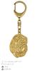 Shar-Pei - Gilded Key Ring with Dog In Gift Box, Handbag Decoration, Luxury Accessory by Art-Dog Brand