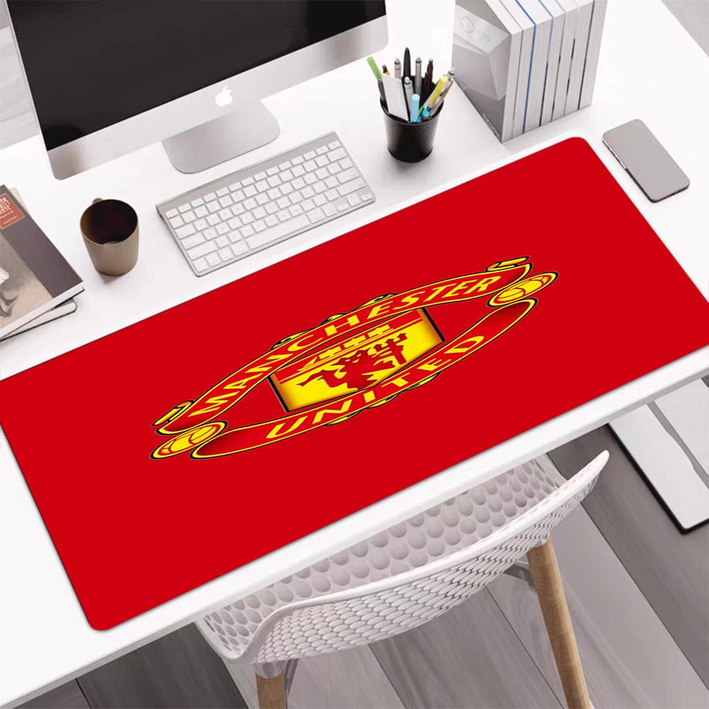 Manchester United Theme Mouse Pad, Non Slip Rubber Base, Multifunctional Office & Home Decor, Perfect for Workspace Personalization.