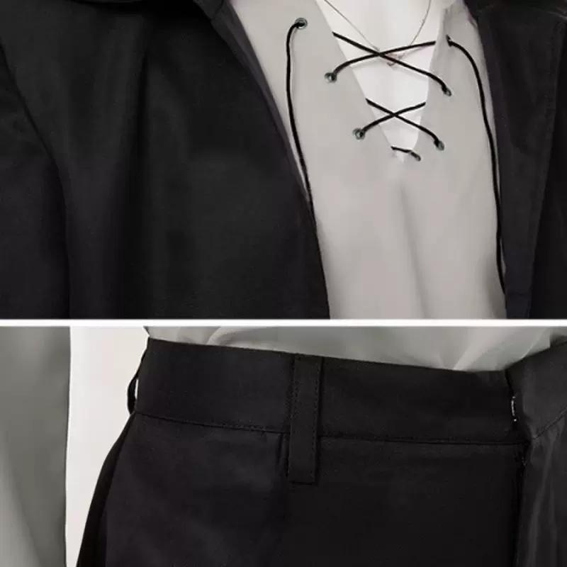 Attack on Titan Eren Yeager Cosplay Cloak Cape, Adult Unisex Anime Full Role Play Costume for Men and Women