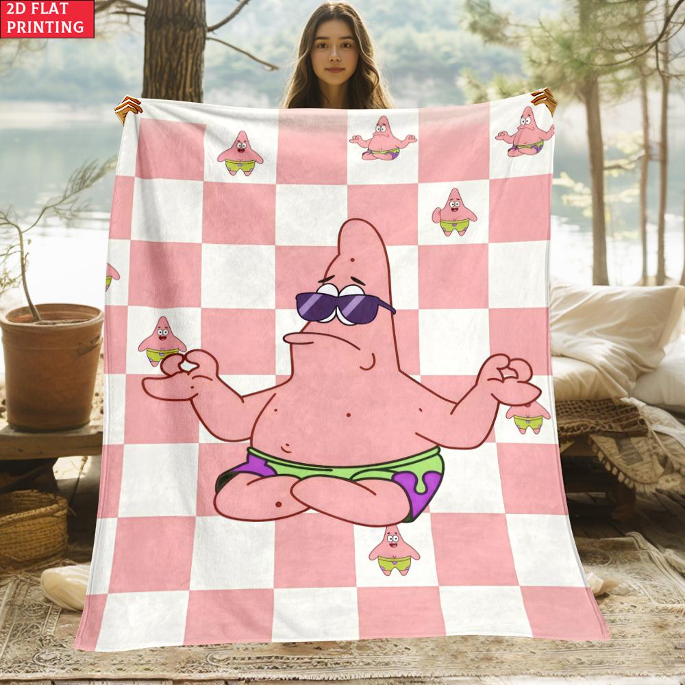 Magic Conch thin Flannel Blanket for Bedrooms,Living Rooms,Sofas Blankets,Lunch Breaks,Picnics,blankets fluffy blanket