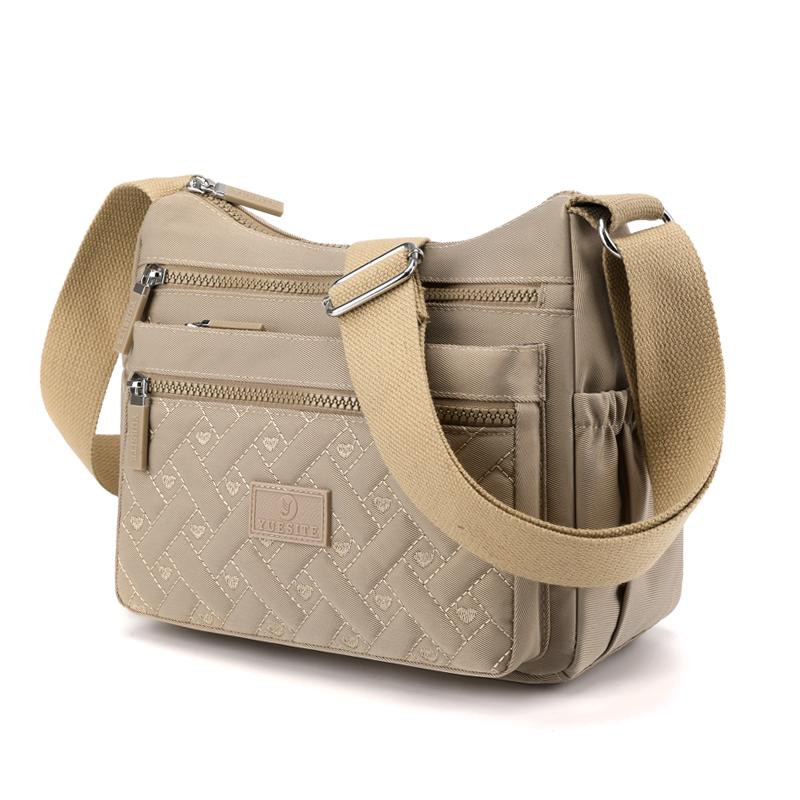 Сумка через плечо, водонепроницаемая, однотонная, черного и розового цвета, повседневная сумка-мессенджер