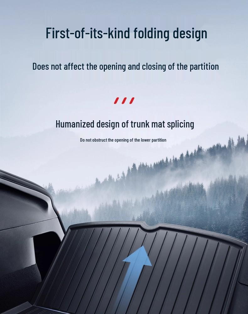 Обновленные коврики в багажник Tesla Model 3/Y из ТПЭ: Защитные аксессуары для передней и задней части