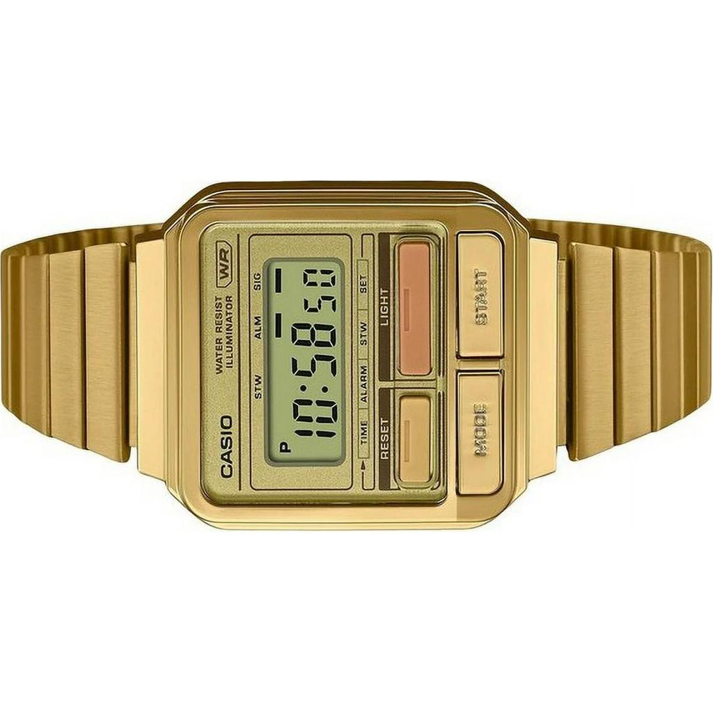 Casio Мужские часы VINTAGE Series Золотые A120WEG-9A A120WEG-9A