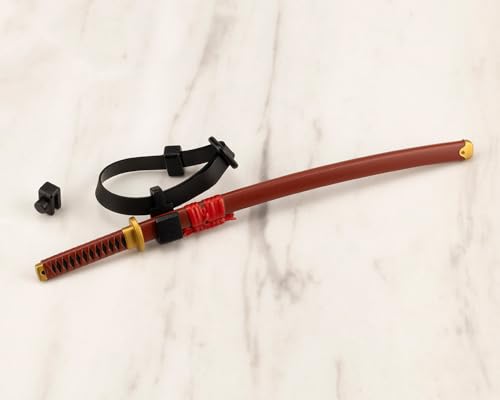 Kotobukiya MSG Modeling Support Товары Оружие Единица 56 Японский меч 2 [Черный меч] Общая длина приблизительная. Пластиковая модель размером 100 мм, не масштабированная