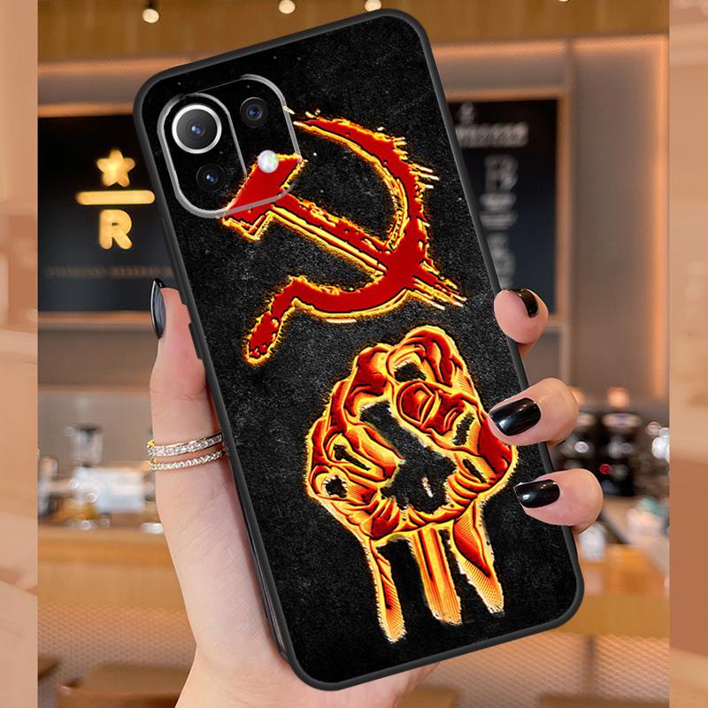 Soviet Union USSR Flag Case For Xiaomi 15 Ultra 14 13T 14T 15T Pro 17 Pro Max POCO F8 F7 F5 F6 X3 X5 X6 X7 Pro Cover