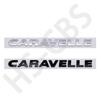 ABS Car Trunk Body Letters Words Logo Badge CARAVELLE Emblem Decals Sticker Emblem Caravelle Letter 7H9853687739 Accessories
