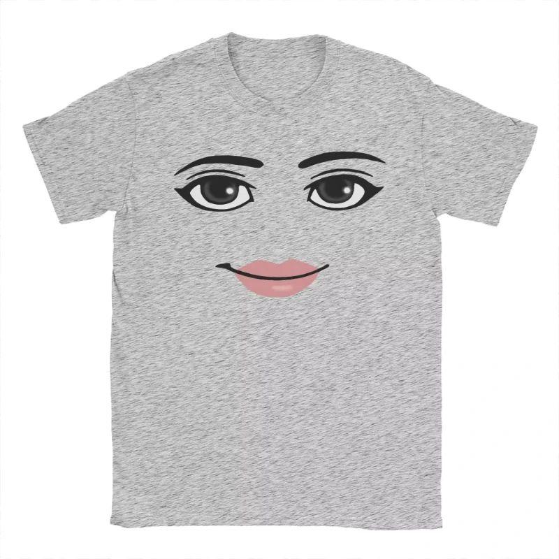 Novelty Robloxs Face Game Meme Graphic T Shirts Unisex Unisex Fashion Short Sleeve Tshirts Unisex High Quality Tops