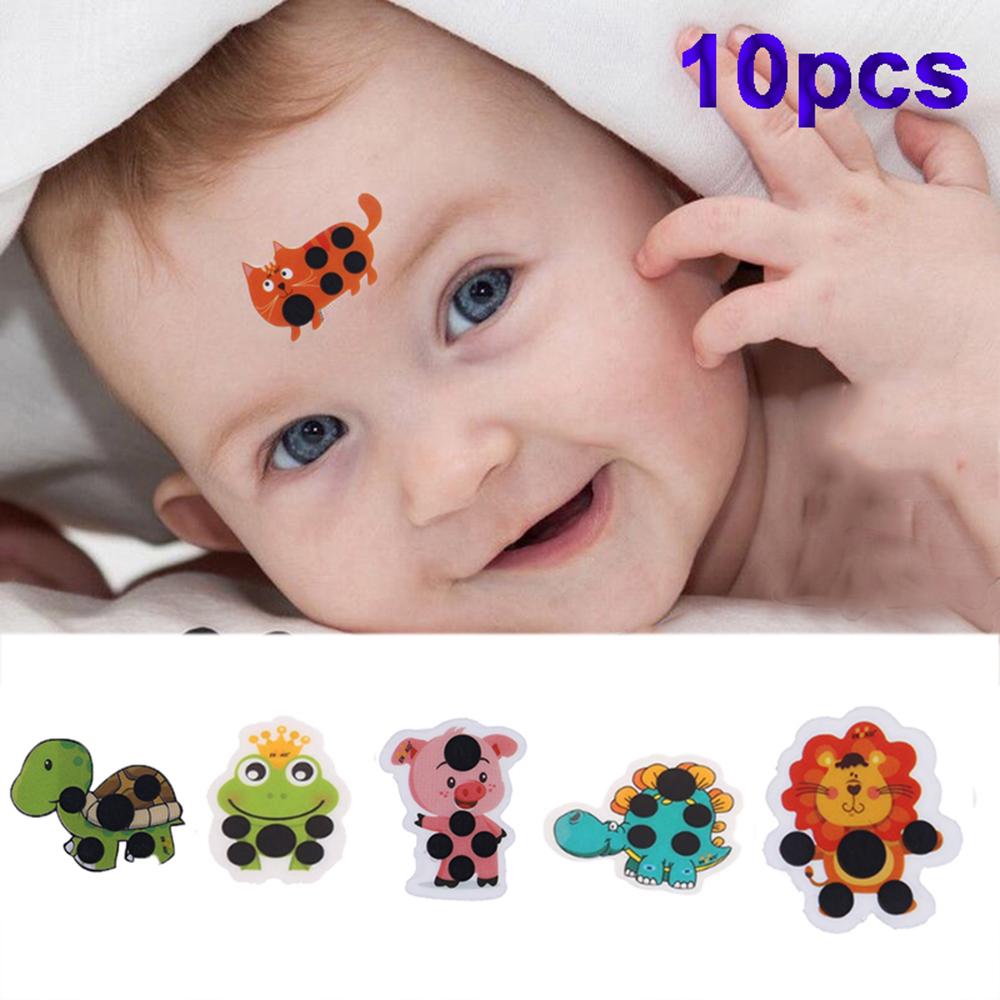 Kids Baby Care Cartoon Fever Detection Temperature Test Forehead Sticker Thermometer Thermometers