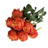 9 Heads Rose Artificial Flower Multicolor Flower Bouquet Lifelike Flowers  Party Supplies