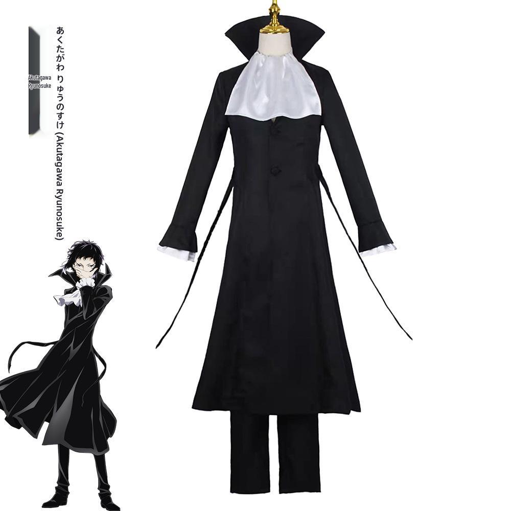 Bungo Stray Dogs Dazai Osamu & Nakahara Chuuya Anime Cosplay Outfit Set Available