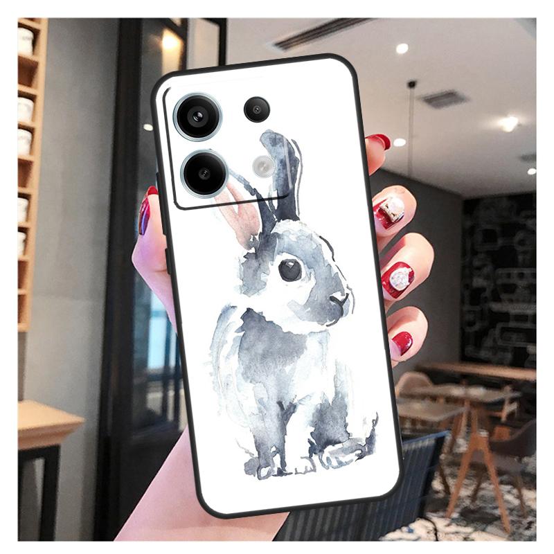 Милый чехол-кролик для Xiaomi Redmi Note 13 12 11 9 10 Pro 9S 10S 11S 12S Redmi 13 12 10C 12C 13C Чехол
