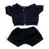 AXLUCE - Plush Clothes - Plush Toys - Clothes - 20cm - Doll - Jersey (Black, 20cm)