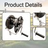 Electric Fence Reel Cord with Locking Rope Winder, Agricultural Equipment for Pasture, Farm,