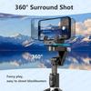 Q18 Настольный штатив с круговой съемкой 360° и заполняющим светом для смартфона Android IOS, палка для селфи, стабилизатор-подвес