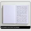 English 2025 Schedule Planner Notepad 12 Months 365 Days Notepad  Office Supplies