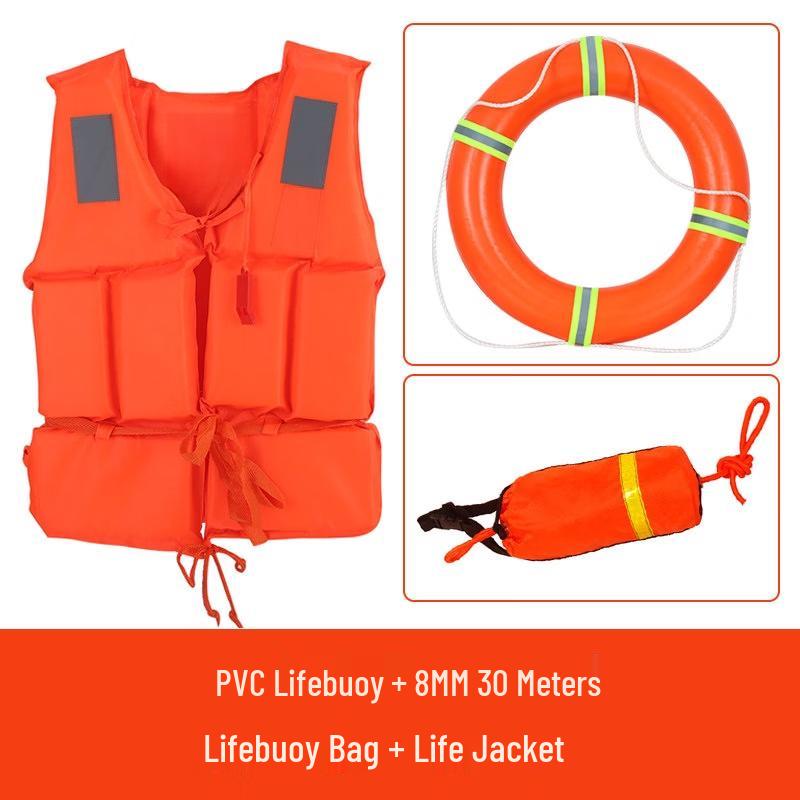 PVC Foam Lifebuoy and Rescue Rope Set