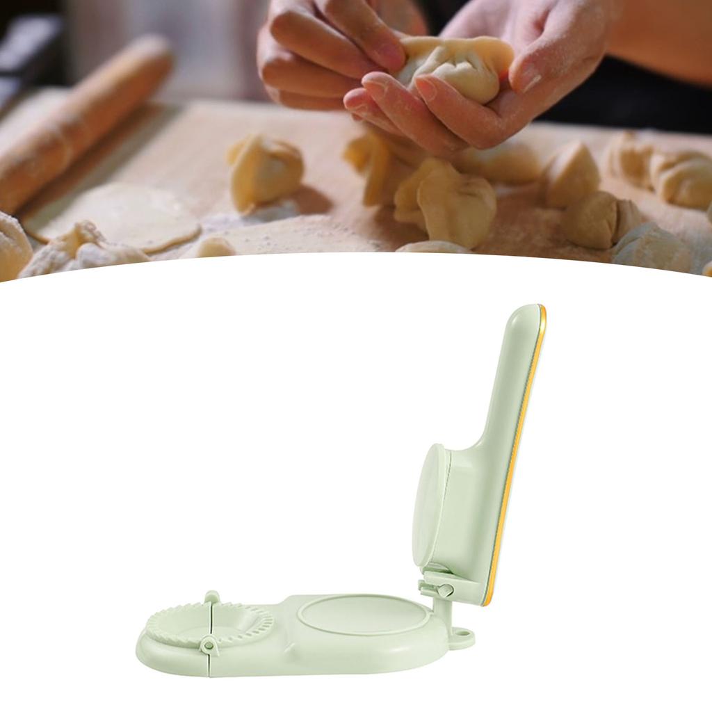 Dumpling Maker Presser Fast Press Mold PP Plastic Household Kitchen Tool Light Green
