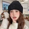 Woolen Hats for Men and Women Loose and Warm Piles of Cold Hats  Big Face and Small Knitted Ear Protection Hats