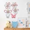 6x Macrame Wall Hanging Boho Nursery Decor Girls Art Accents Butterfly Daisy Flower Woven