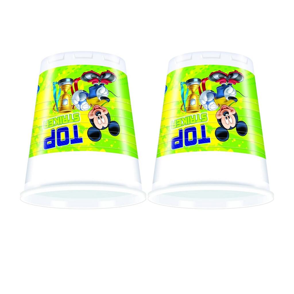 Disney Plastic Football Mickey Mouse Party Cup (Pack of 8)