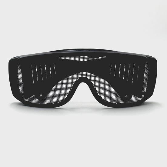 Защитные очки с линзами из металлической сетки, ударопрочные, легкие, портативные, для улицы