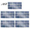 Peel Stick Tile Stickers 5Pcs Vintage Brick Stickers, Waterproof Oil?Proof Wallpaper, Flexible PVC Wall Tiles & Backsplash for Kitchen Living