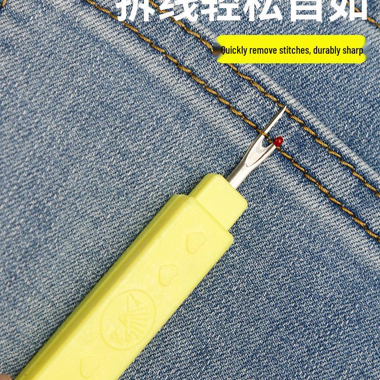 Multifunctional Needle Threader & Seam Ripper for Seniors - Handmade Sewing Tool