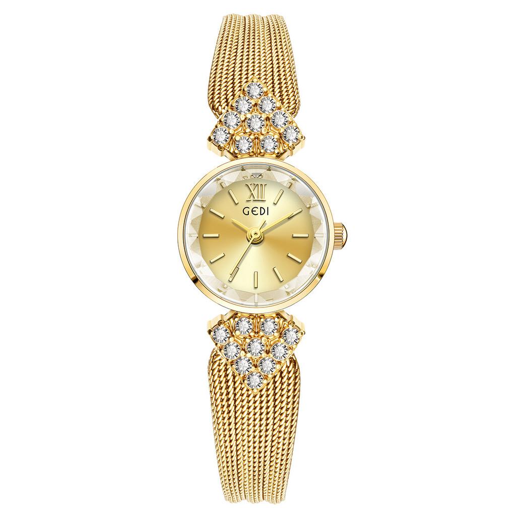 Gedi Retro Style Womens Quartz Wristwatch With Waterproof Function For Daily Wear