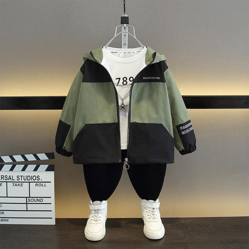 Детская повседневная куртка с капюшоном, осенняя, хардшелл, для мальчиков и девочек, пальто Alphabet Sun