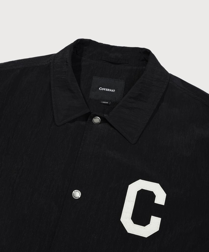Covernat C Logo Coach Jacket Black