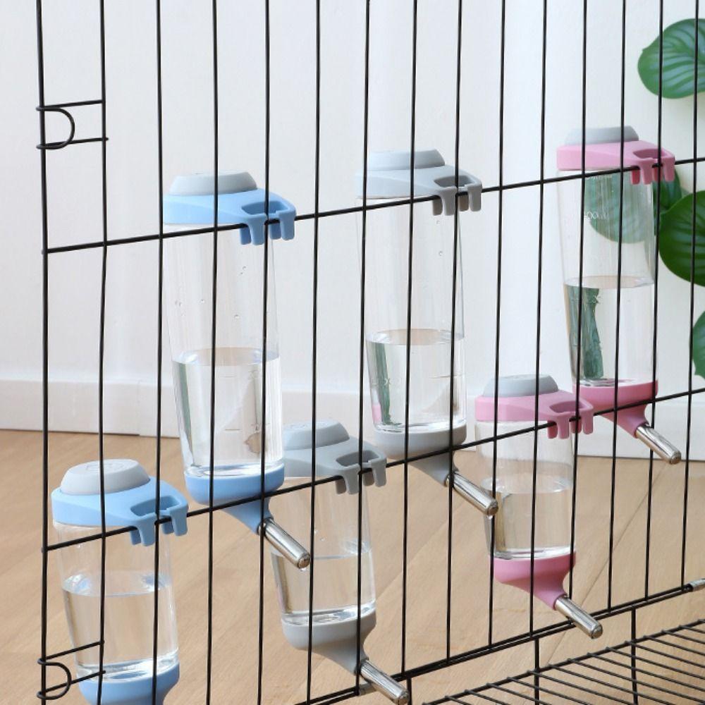 Plastic Rabbit Water Dispenser Automatic Pet Head Pipe Fountain for Rabbits Cats Guinea Pig