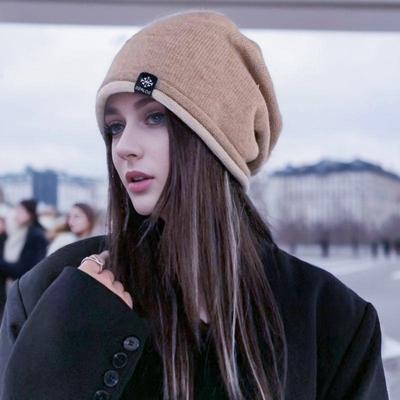 Унисекс зимняя шапка плюс флис теплая модная мягкая шапочка утепленная для активного отдыха на природе лыжный спорт вязаная шапка без полей