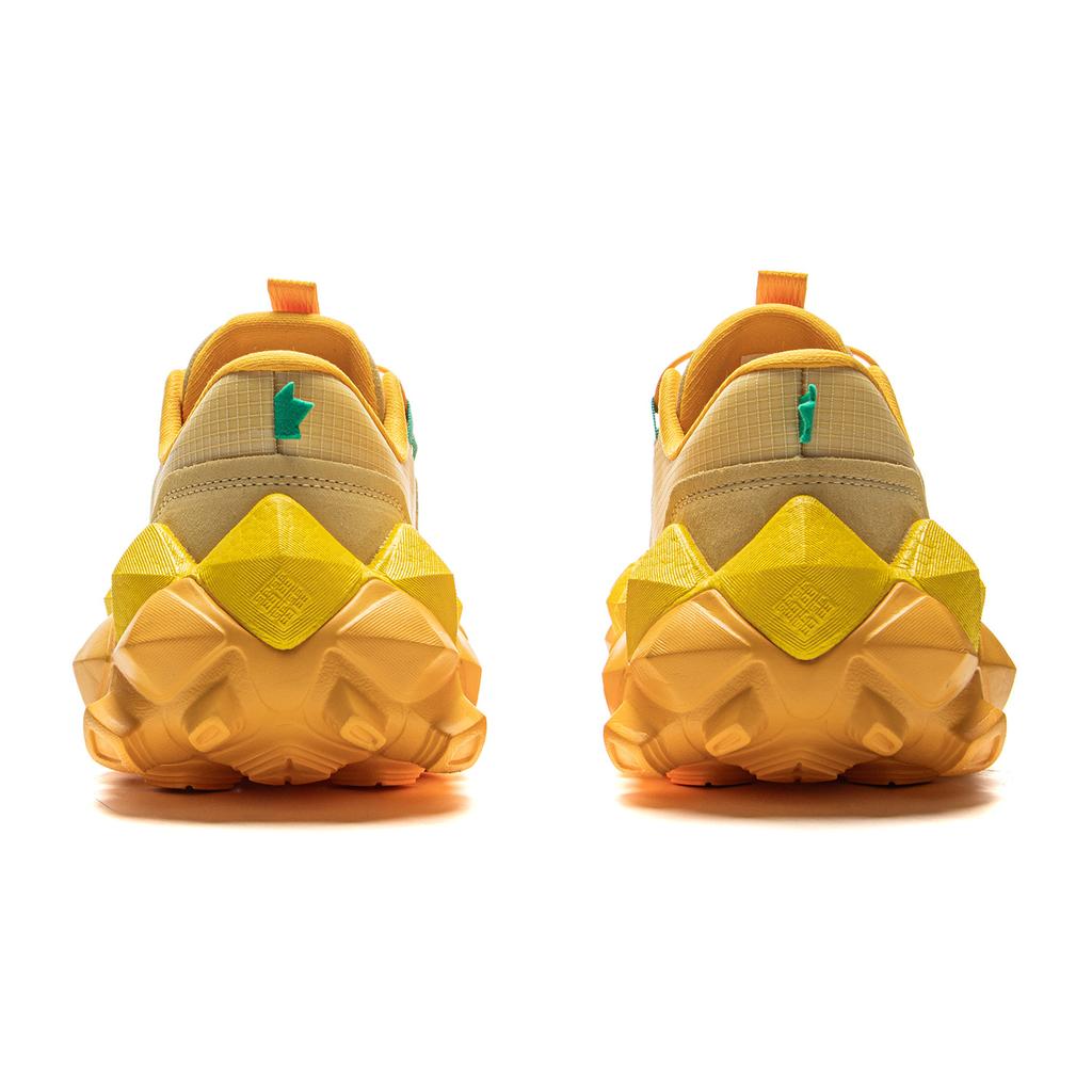 Li Ning Chuan Shan Trend Спортивные Амортизирующие Удобные Низкие Повседневные Кроссовки Унисекс Повседневные Кроссовки Золотой AZGV113-4