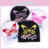 Knitted Butterfly Design Cap Fashionable Cold Weather Hat Accessories Gift