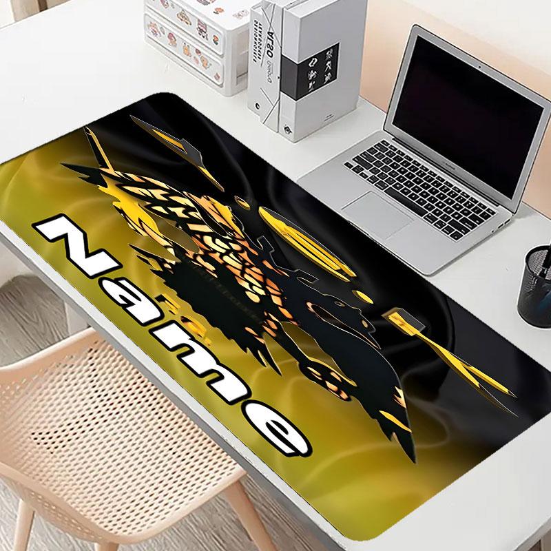 Custom Name Personalized AEK Athens FC Pattern Mousepad, Laptop PC Desk Mat, Decorative Desk Mat for Home Keyboard Pad Gift