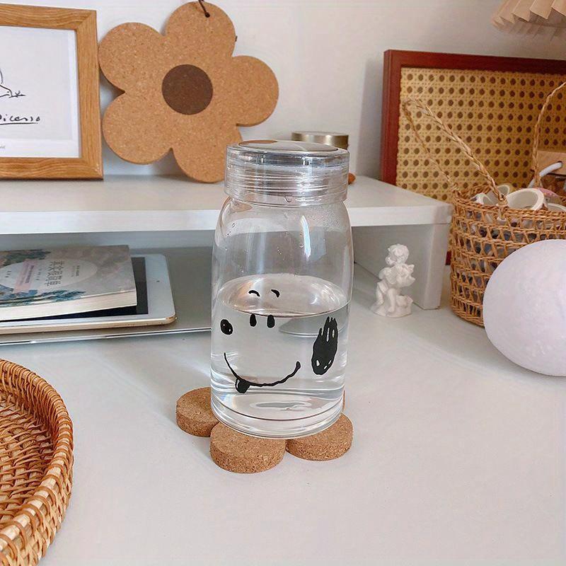 6pcs Cork Coasters, Kitchen Heat Insulation Pads for Hot and Slip-Resistant Table Mats, Kitchen Supplies, Car Cup Holders