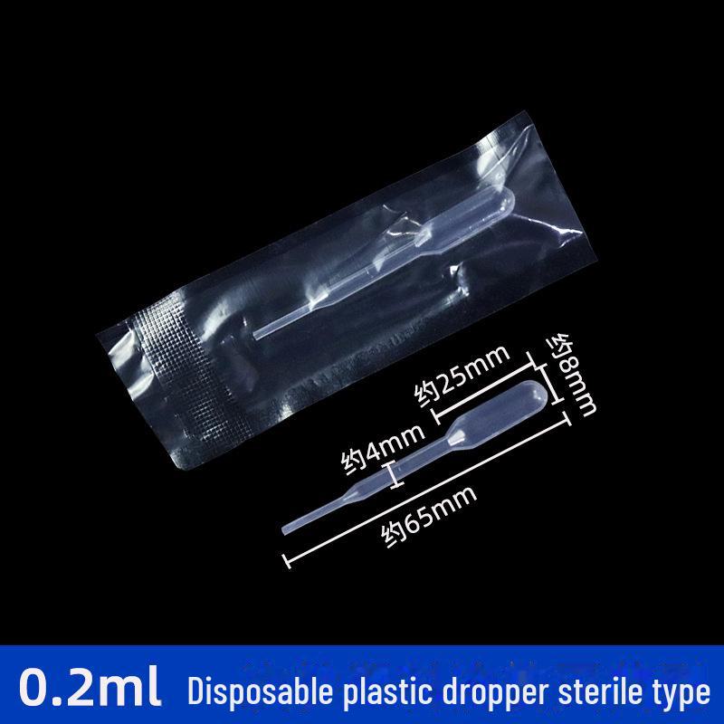 100-pack Disposable Plastic Graduated Pipettes: 3ml, 2ml, 1ml, 5ml.
