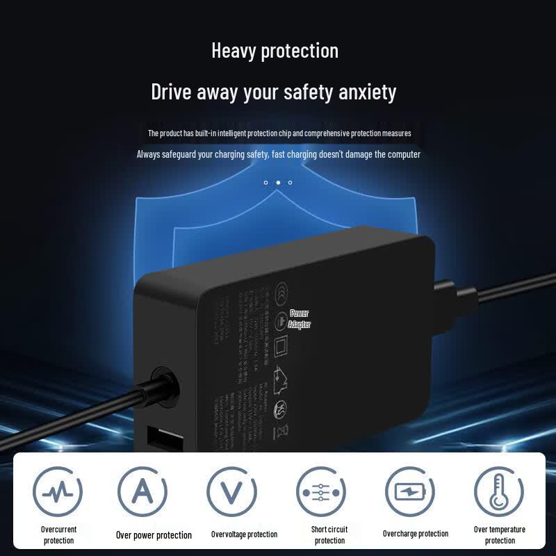 MRYC 48W Microsoft Surface Charger with USB Port