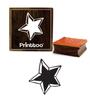 Printtoo Scrap-Booking Star Pattern Square Wooden Rubber Stamp Craft Diary Card-2 x 2