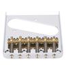 54mm Guitar Bridge with Brass Barrel Saddles 6 String Metal Bridge Replacement for Telecaster Electric Guitars