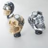Universal Skull Head Gear Lever Gear Shifts Knob Skeleton Shape Gear Shift Knob Manual Transmission LED Light Gear Shifts Knob