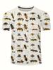 Футболка Y2k New Bee Graphic T-Shirt для мужчин и женщин, летние повседневные модные футболки с коротким рукавом, одежда с 3D-принтом и животными, уличная одежда для детей в стиле Харадзюку